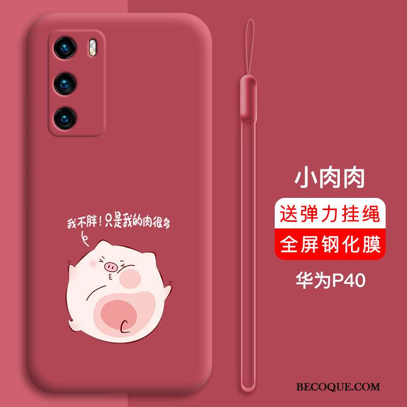 Huawei P40 Coque Étui Charmant Dessin Animé Incassable Personnalité Créatif