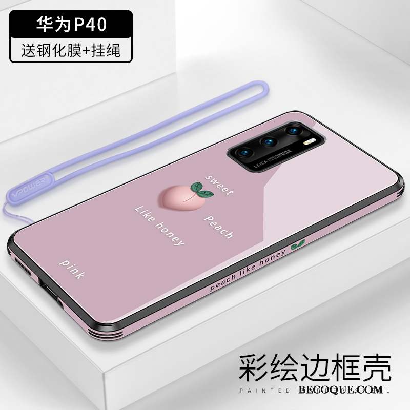 Huawei P40 Incassable Vent Protection Bovins Tendance Coque De Téléphone
