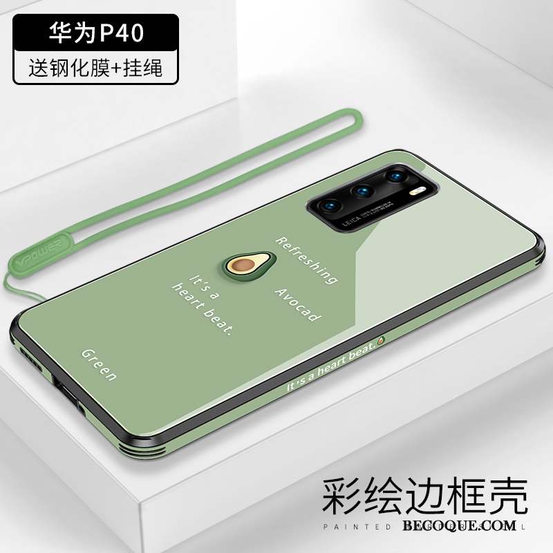 Huawei P40 Incassable Vent Protection Bovins Tendance Coque De Téléphone