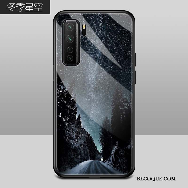 Huawei P40 Lite 5g Coque Créatif Verre Personnalité Nouveau Protection Incassable