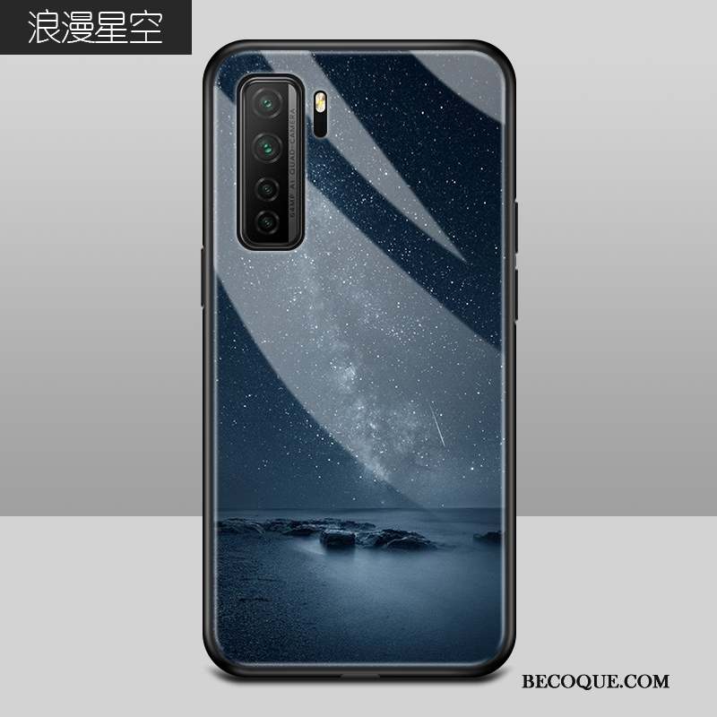 Huawei P40 Lite 5g Coque Créatif Verre Personnalité Nouveau Protection Incassable