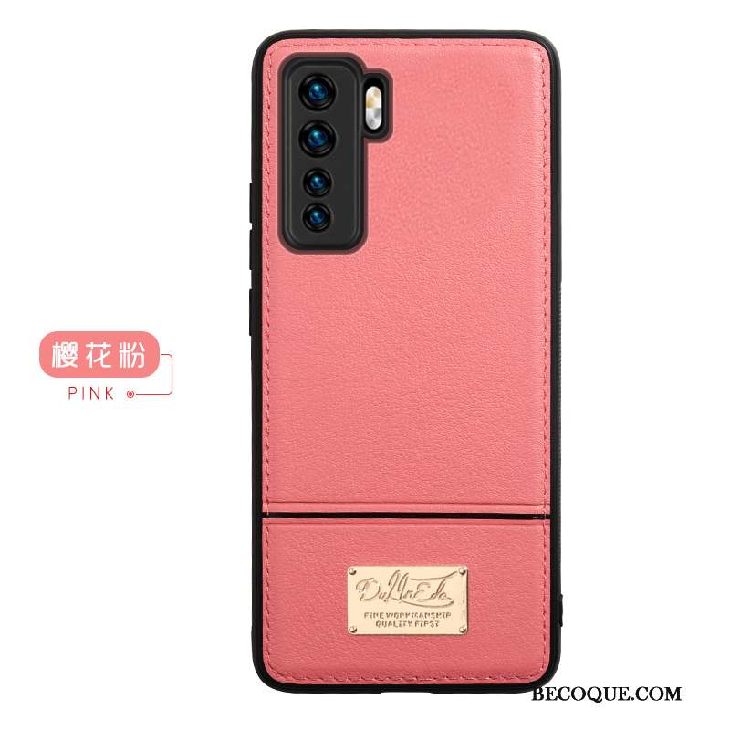 Huawei P40 Lite 5g Coque Tout Compris Protection Invisible Magnétisme Carte Étui