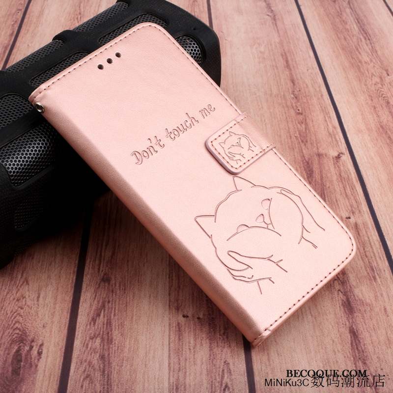 Huawei P40 Lite Coque Silicone Tout Compris Violet Charmant Chat Étui En Cuir