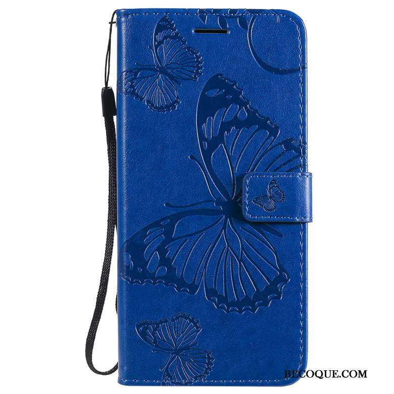 Huawei P40 Lite E Bleu Protection Housse Coque De Téléphone Tout Compris Étui En Cuir