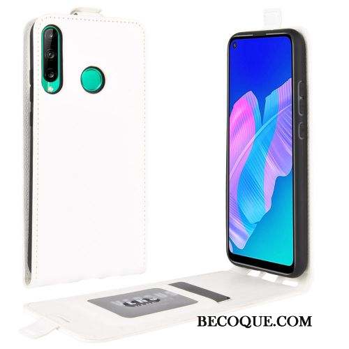 Huawei P40 Lite E Coque Carte Étui Jours Étui En Cuir Marron Housse