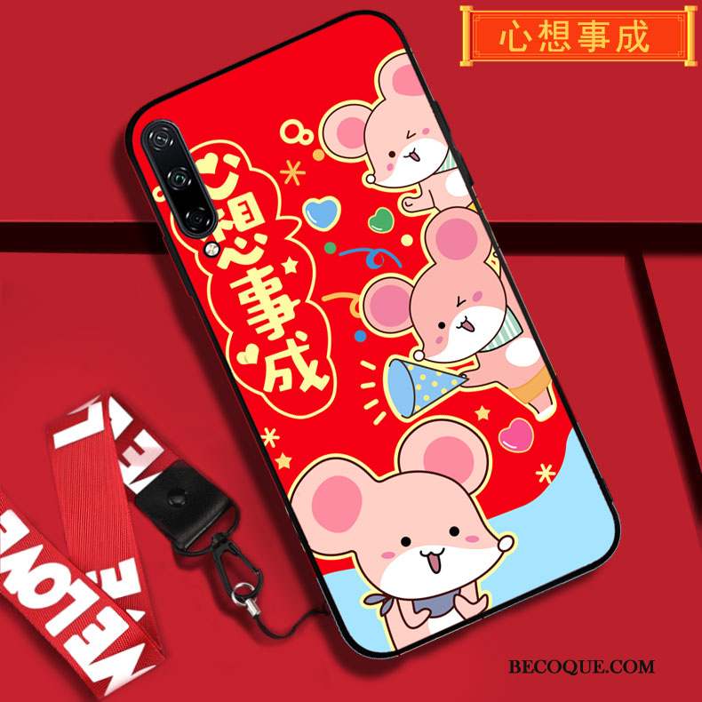 Huawei P40 Lite E Rouge Coque En Silicone Nouveau Étui De Téléphone Rat