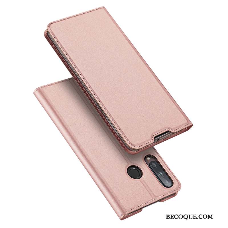 Huawei P40 Lite E Très Mince Bleu Marin Étui En Cuir Magnétisme Coque De Téléphone Housse