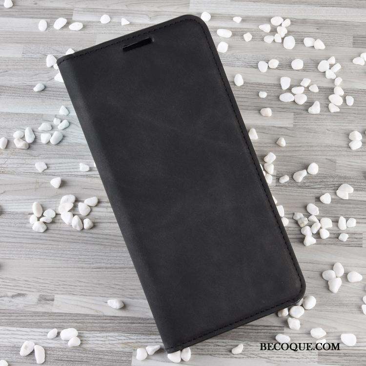 Huawei P40 Lite Gris Étui En Cuir Coque De Téléphone Support Business Portefeuille