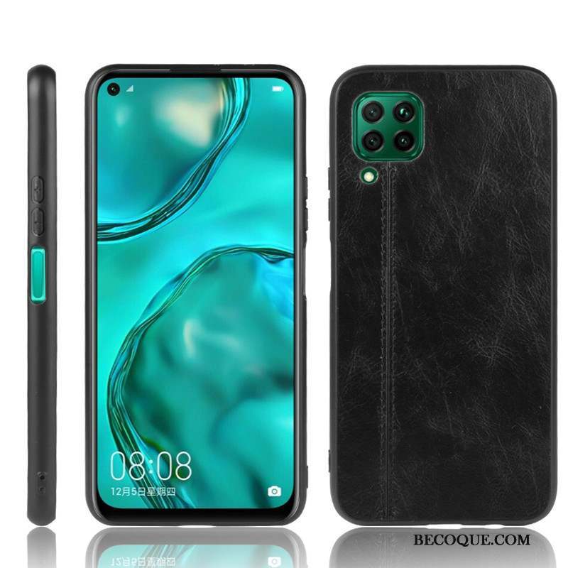 Huawei P40 Lite Protection Coque De Téléphone Bleu Tout Compris Fluide Doux Étui