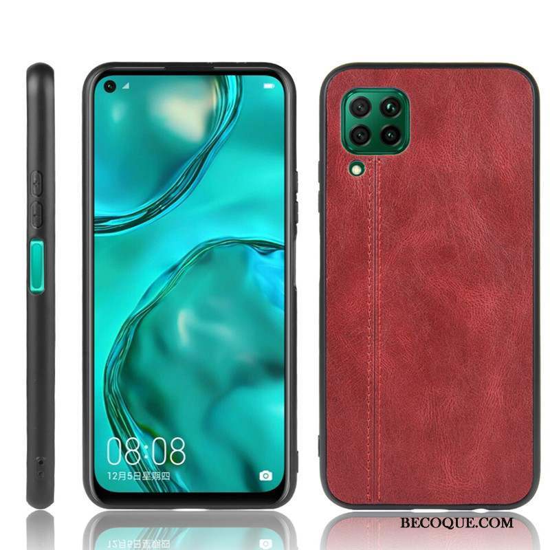 Huawei P40 Lite Protection Coque De Téléphone Bleu Tout Compris Fluide Doux Étui