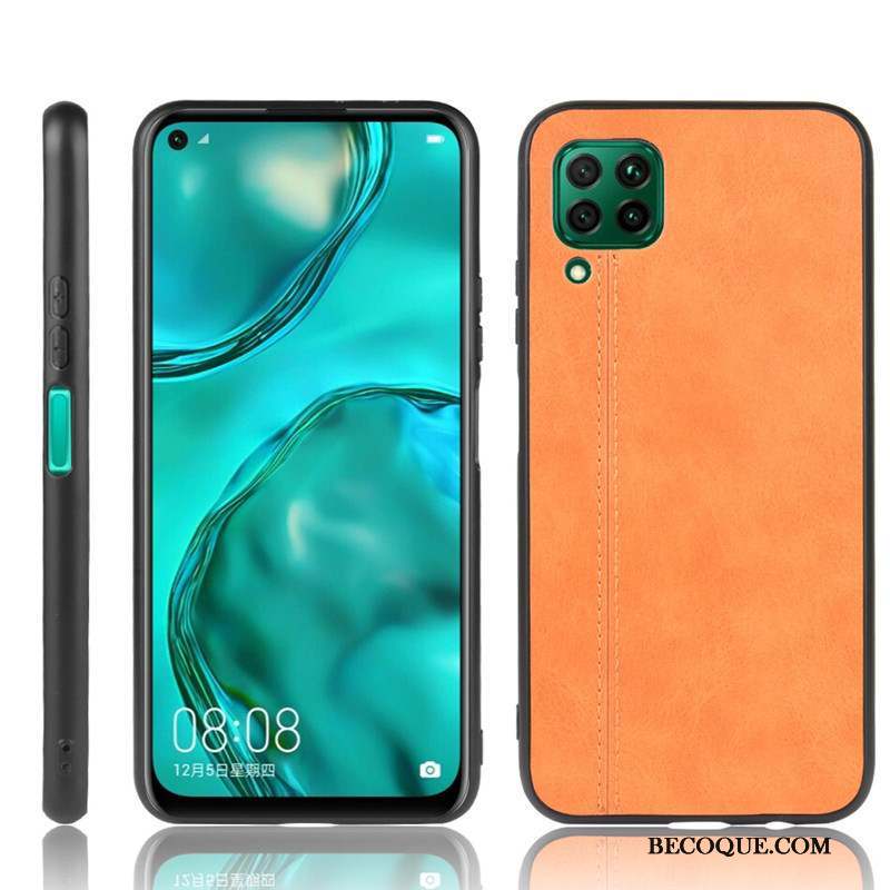 Huawei P40 Lite Protection Coque De Téléphone Bleu Tout Compris Fluide Doux Étui