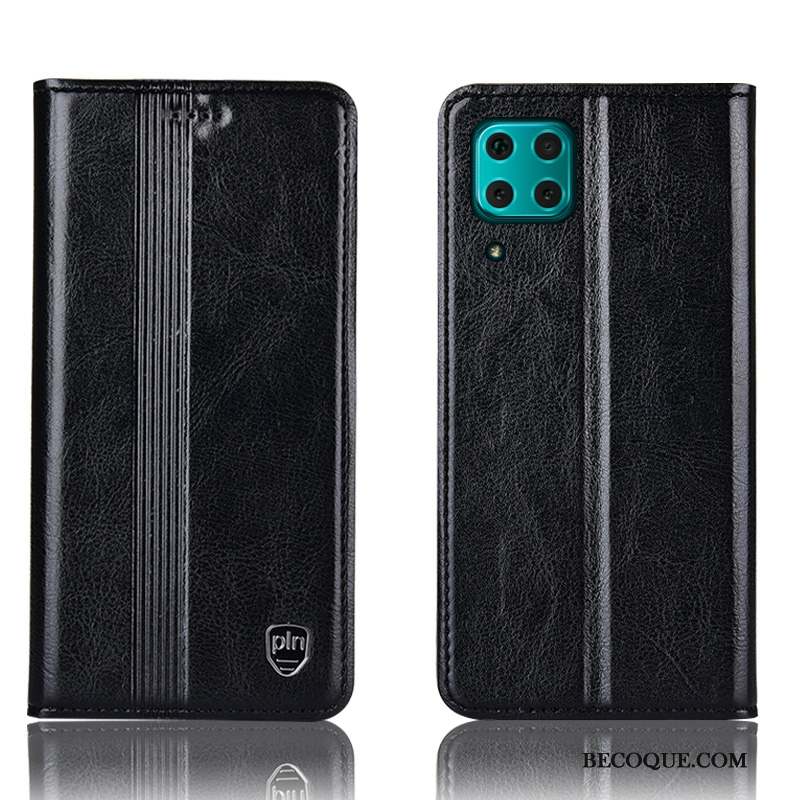 Huawei P40 Lite Protection Étui Housse Étui En Cuir Coque De Téléphone