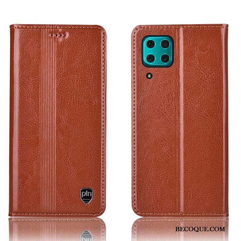 Huawei P40 Lite Protection Étui Housse Étui En Cuir Coque De Téléphone