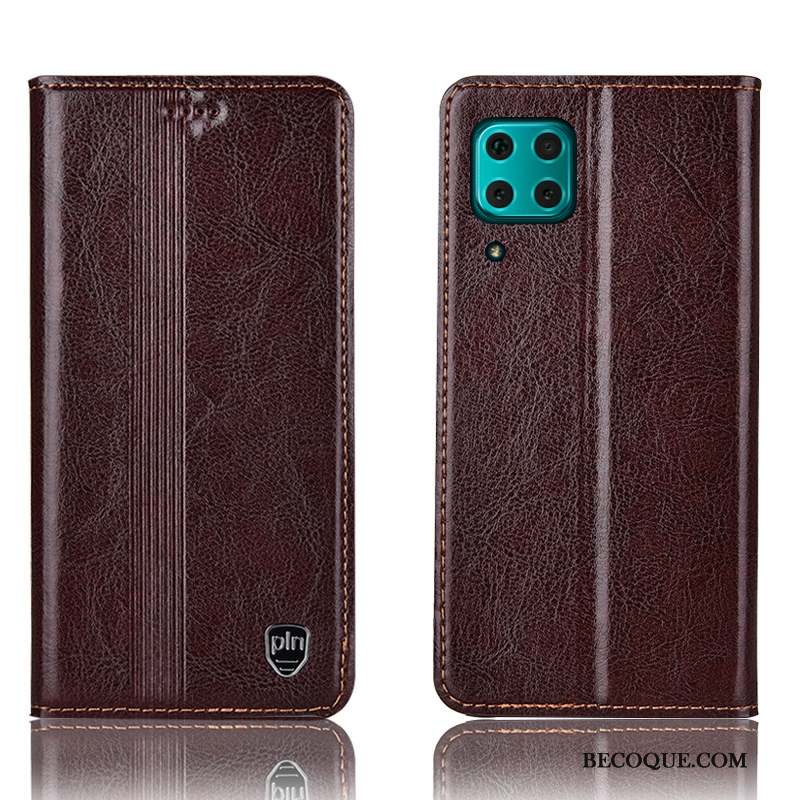 Huawei P40 Lite Protection Étui Housse Étui En Cuir Coque De Téléphone