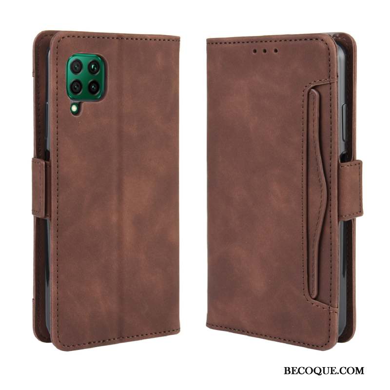 Huawei P40 Lite Vintage Protection Étui Fluide Doux Coque De Téléphone Étui En Cuir