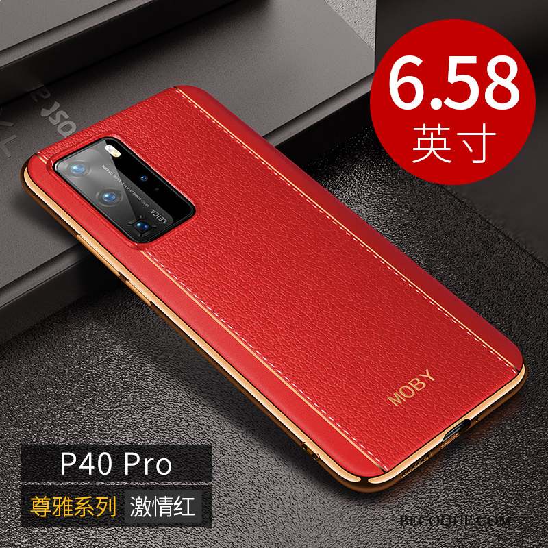 Huawei P40 Pro Tout Compris Luxe Fluide Doux Protection Très Mince Coque De Téléphone