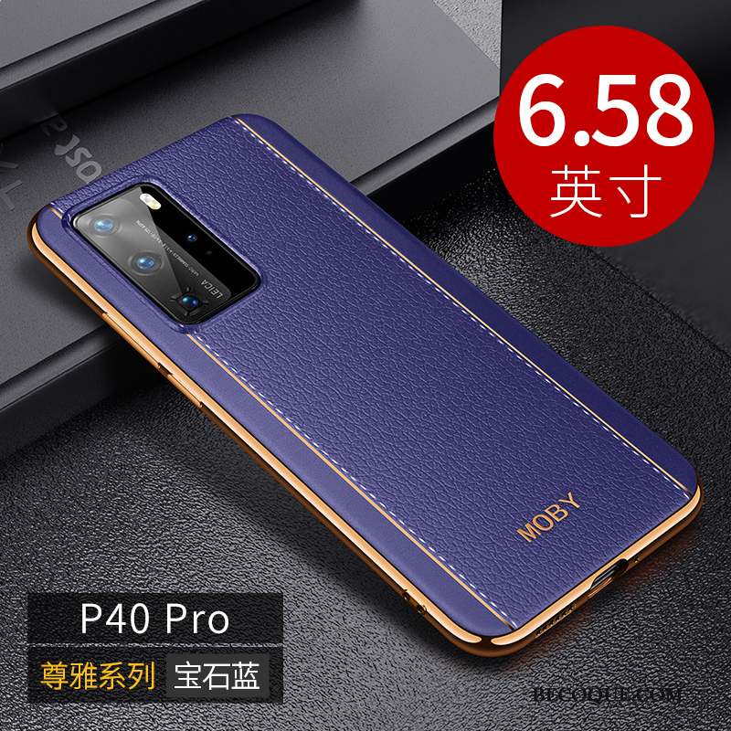 Huawei P40 Pro Tout Compris Luxe Fluide Doux Protection Très Mince Coque De Téléphone