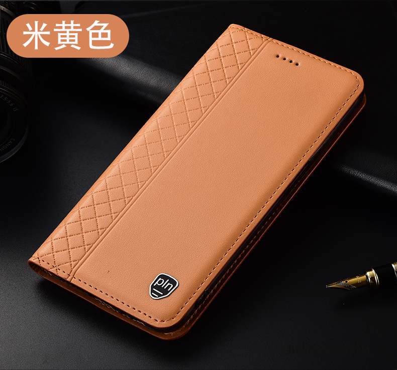 Huawei P40 Pro Étui Jaune Protection Coque De Téléphone Plaid Incassable