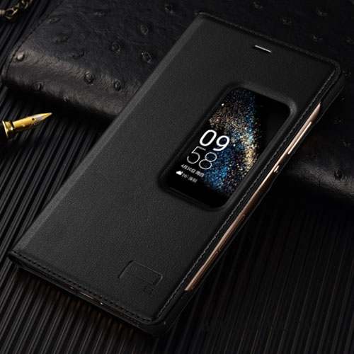 Huawei P8 Coque De Téléphone Étui En Cuir Téléphone Portable Haute Bleu Clair Protection