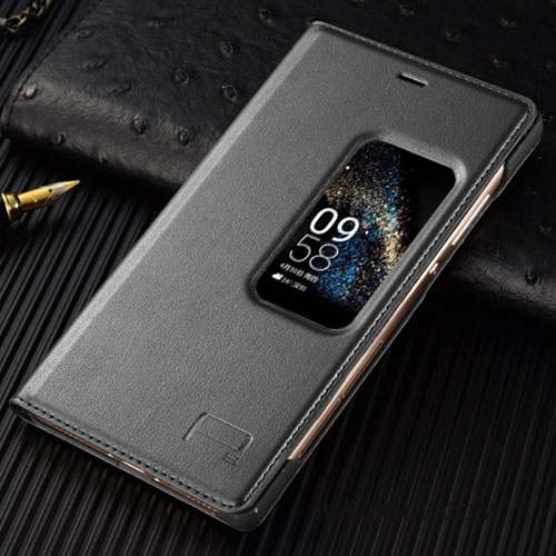 Huawei P8 Coque De Téléphone Étui En Cuir Téléphone Portable Haute Bleu Clair Protection