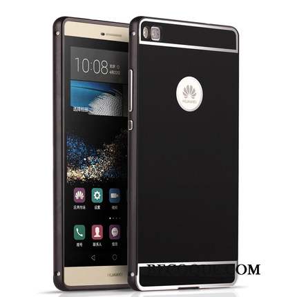 Huawei P8 Coque Protection Étui Arc Couvercle Arrière Bleu Clair Border