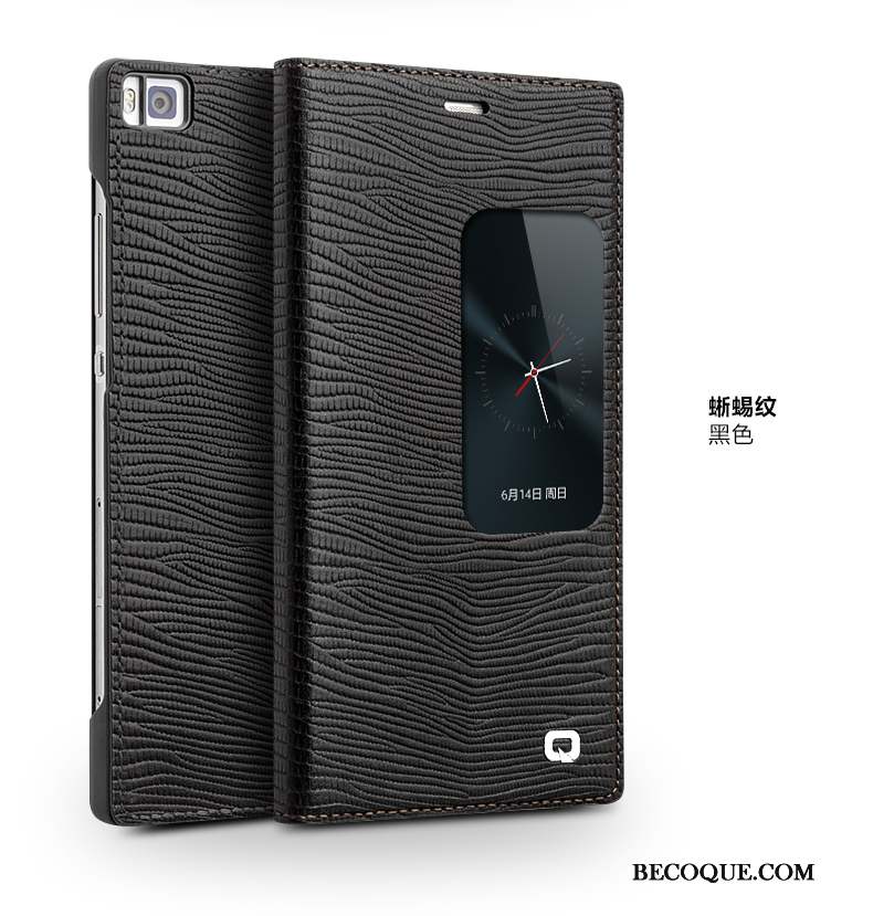 Huawei P8 Housse Téléphone Portable Protection Étui En Cuir Coque De Téléphone Cuir Véritable