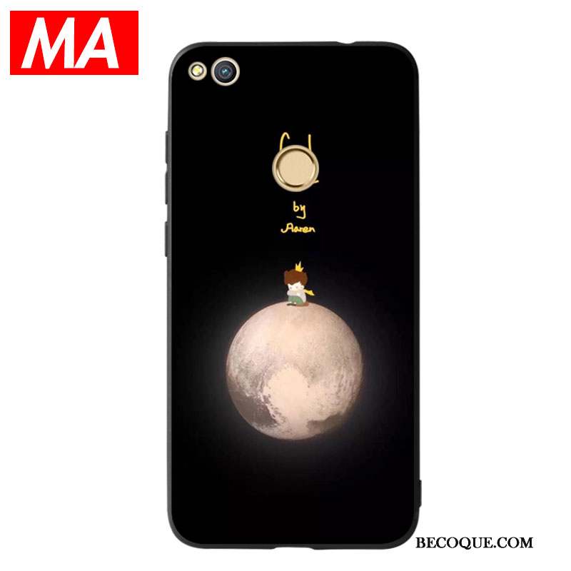 Huawei P8 Lite 2017 Coque De Téléphone Fluide Doux Noir Silicone Jeunesse Abstrait