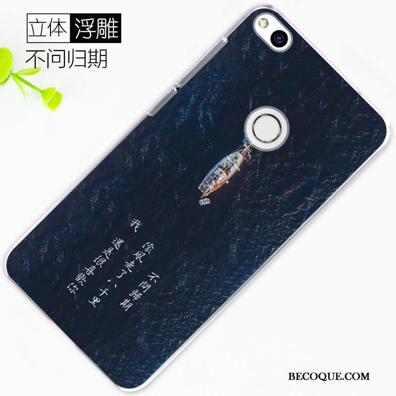 Huawei P8 Lite 2017 Coque De Téléphone Tendance Difficile Protection Bleu Créatif
