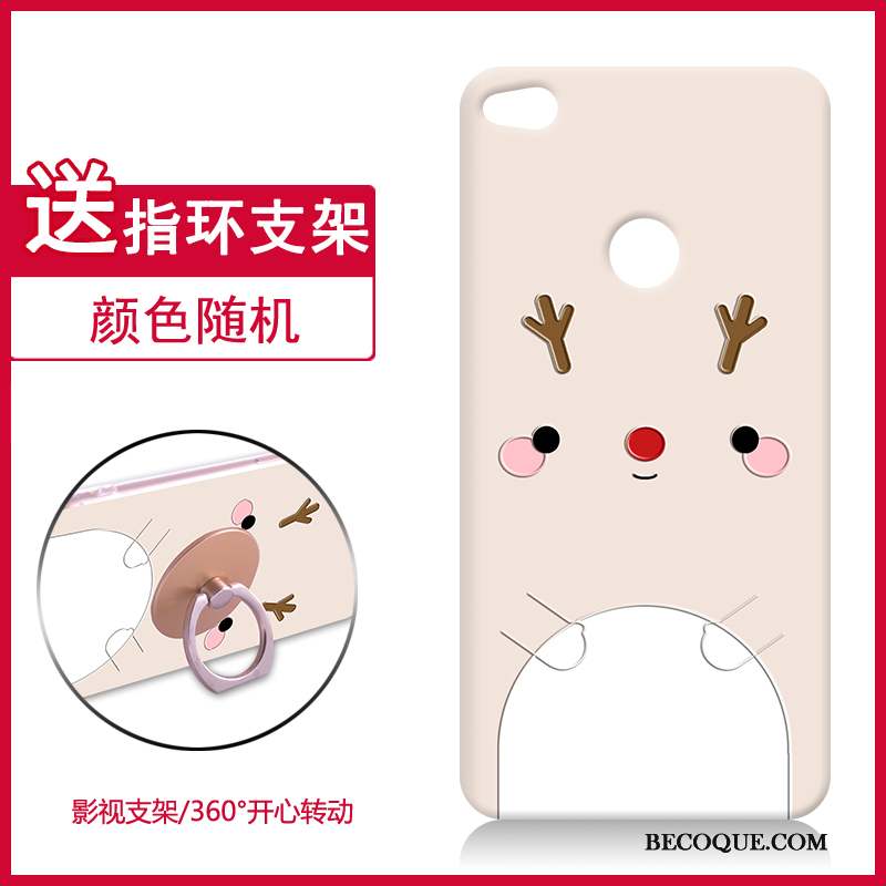 Huawei P8 Lite 2017 Étui Rose Coque De Téléphone Fluide Doux Dessin Animé Tout Compris