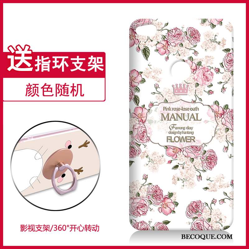 Huawei P8 Lite 2017 Étui Rose Coque De Téléphone Fluide Doux Dessin Animé Tout Compris