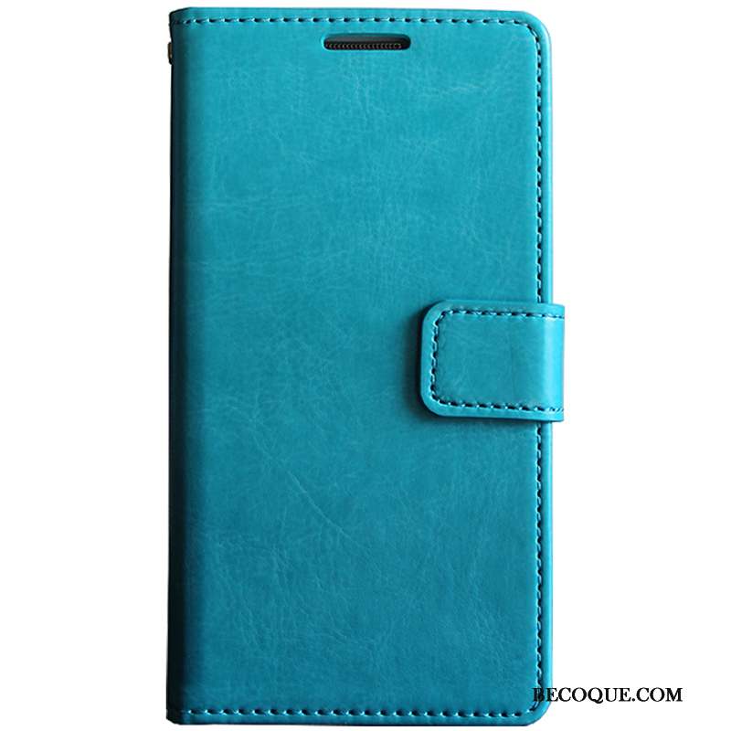 Huawei P8 Lite Coque Bleu Clair Téléphone Portable Étui Jeunesse Étui En Cuir Protection