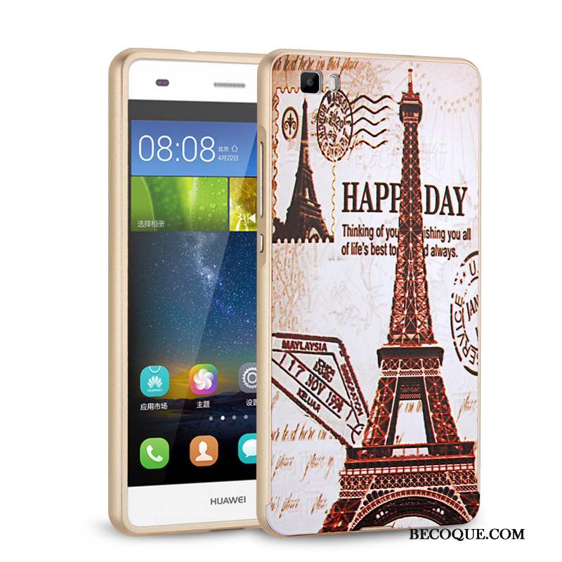 Huawei P8 Lite Coque De Téléphone Étui Jeunesse Rose Border