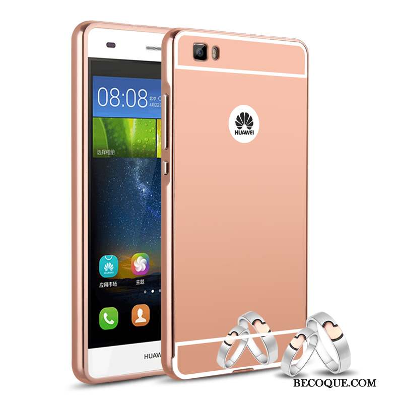Huawei P8 Lite Coque De Téléphone Étui Jeunesse Rose Border