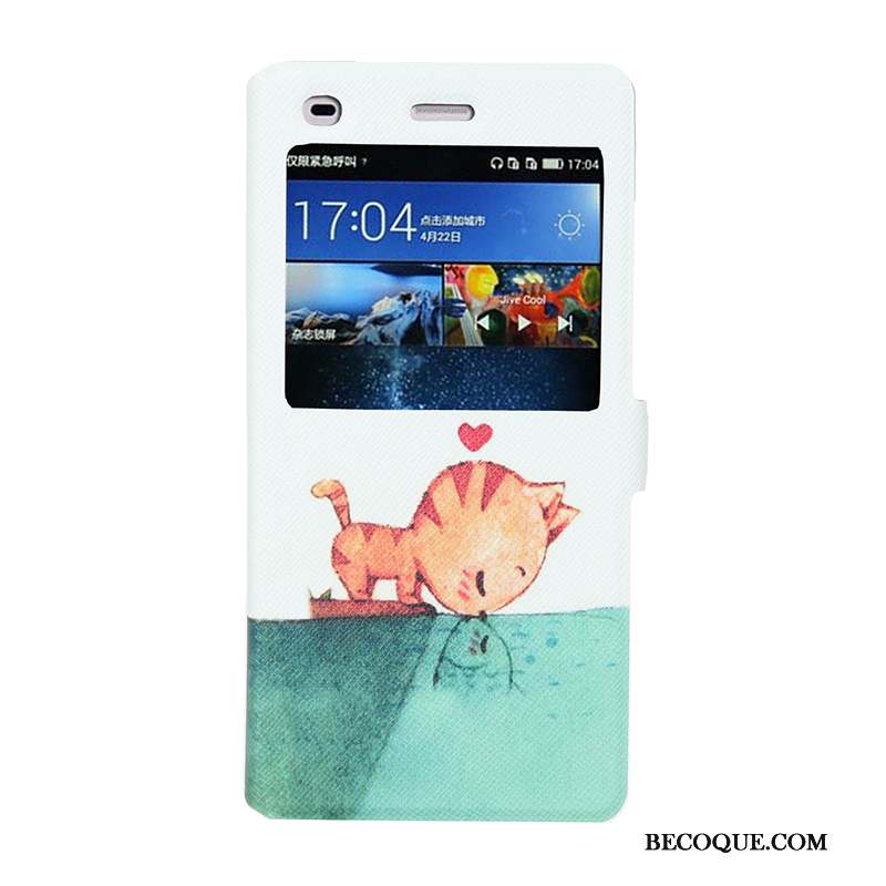 Huawei P8 Lite Coque Fluide Doux Jeunesse Housse Dessin Animé Tendance Étui