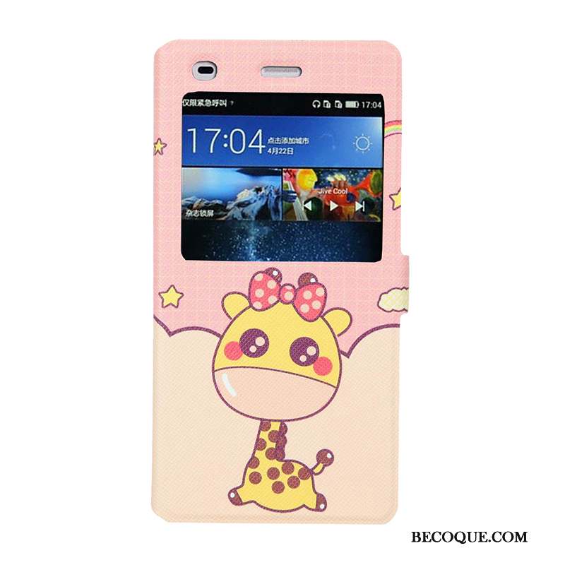 Huawei P8 Lite Coque Fluide Doux Jeunesse Housse Dessin Animé Tendance Étui