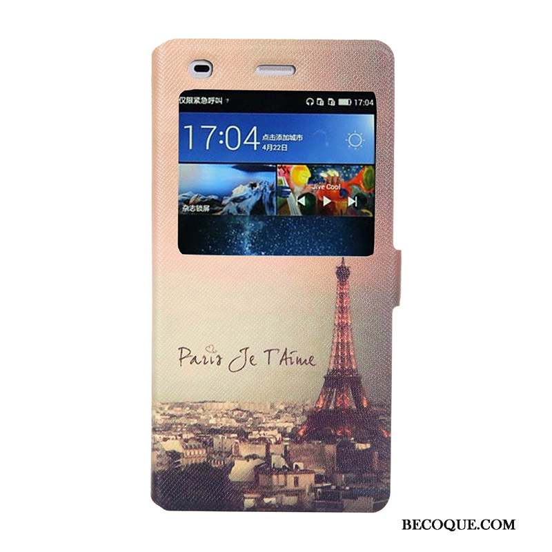 Huawei P8 Lite Coque Fluide Doux Jeunesse Housse Dessin Animé Tendance Étui