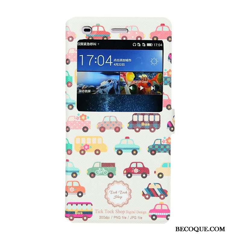 Huawei P8 Lite Coque Fluide Doux Jeunesse Housse Dessin Animé Tendance Étui