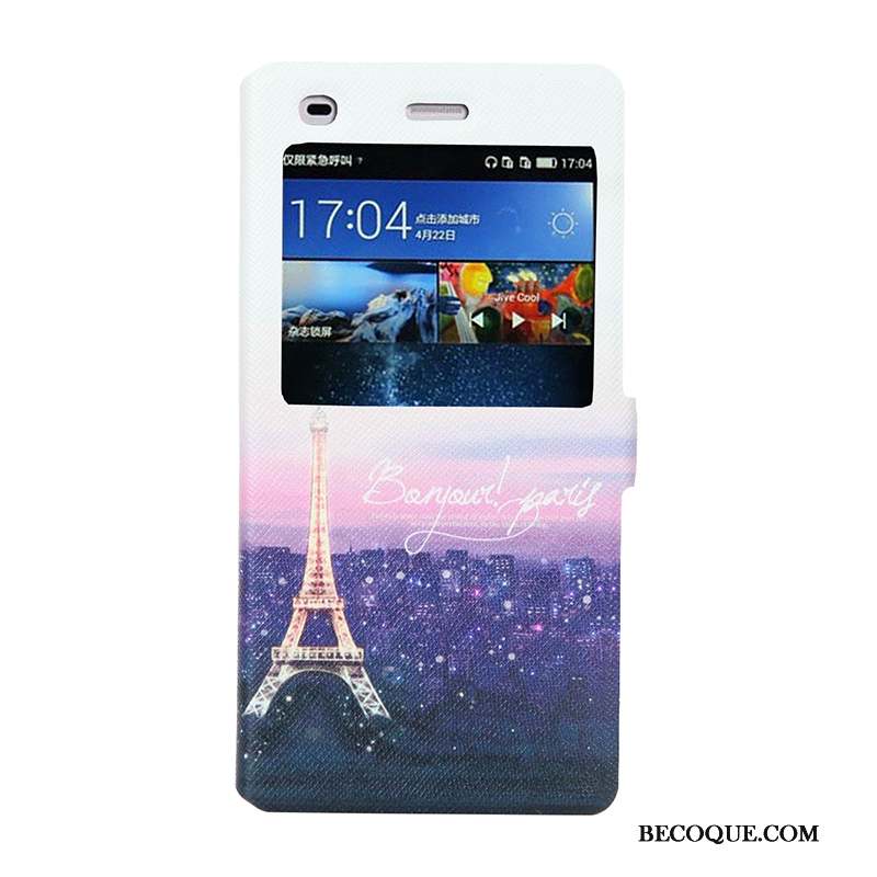 Huawei P8 Lite Coque Fluide Doux Jeunesse Housse Dessin Animé Tendance Étui