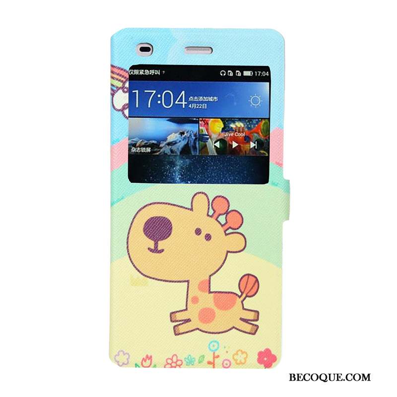 Huawei P8 Lite Coque Fluide Doux Jeunesse Housse Dessin Animé Tendance Étui