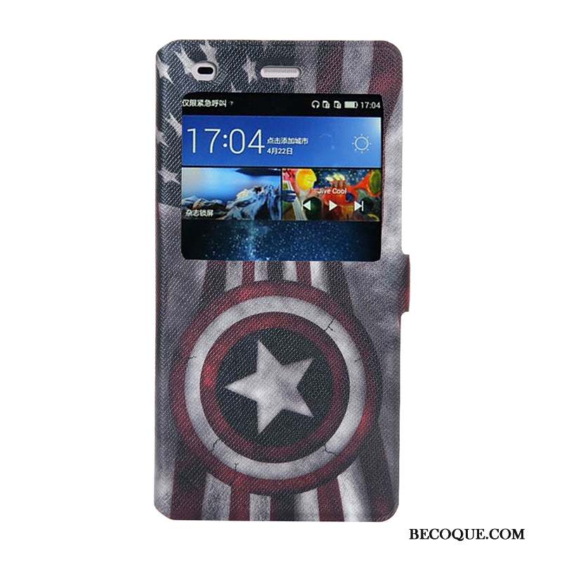 Huawei P8 Lite Coque Fluide Doux Jeunesse Housse Dessin Animé Tendance Étui