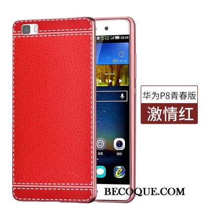 Huawei P8 Lite Fluide Doux Jeunesse Étui En Cuir Protection Coque De Téléphone Incassable