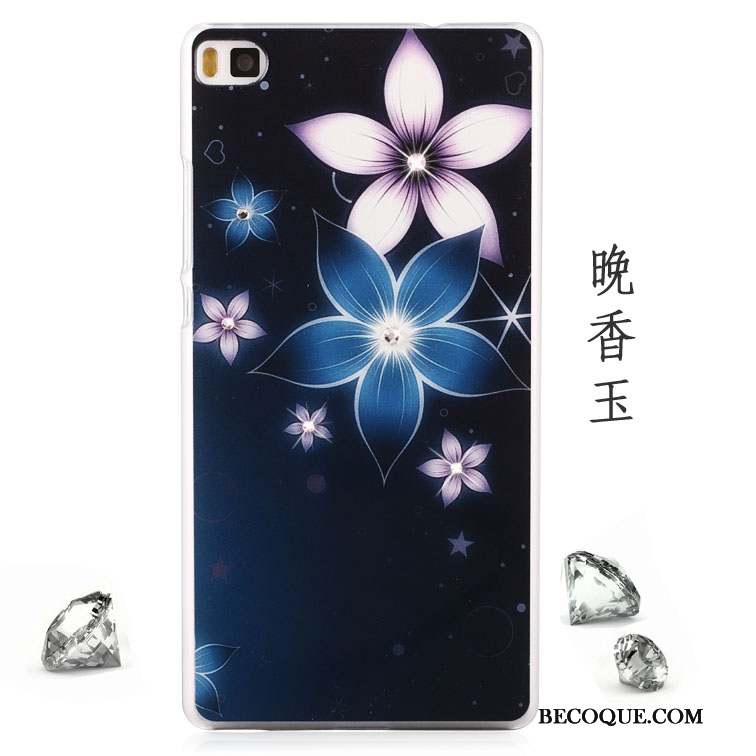 Huawei P8 Lite Strass Peinture Étui Protection Jeunesse Coque