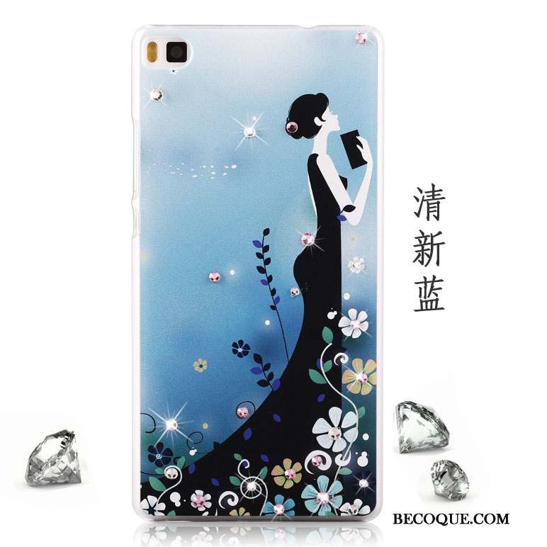 Huawei P8 Lite Strass Peinture Étui Protection Jeunesse Coque