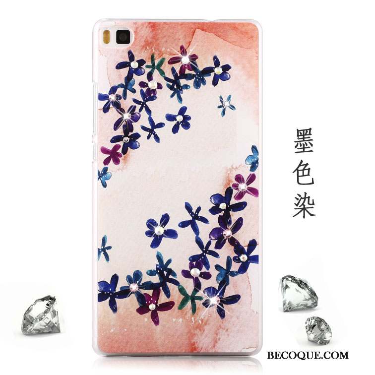 Huawei P8 Lite Strass Peinture Étui Protection Jeunesse Coque