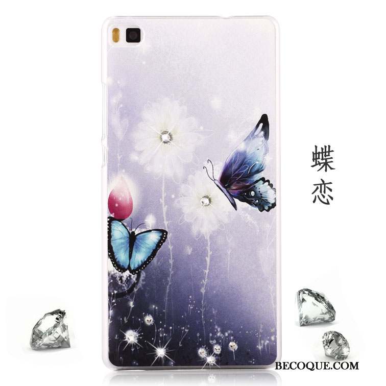 Huawei P8 Lite Strass Peinture Étui Protection Jeunesse Coque