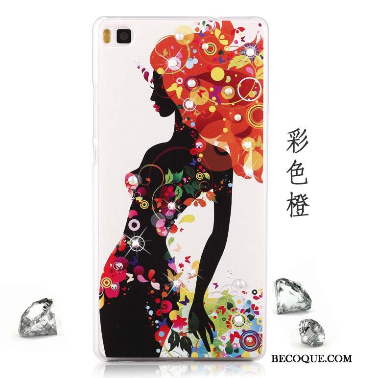 Huawei P8 Lite Strass Peinture Étui Protection Jeunesse Coque