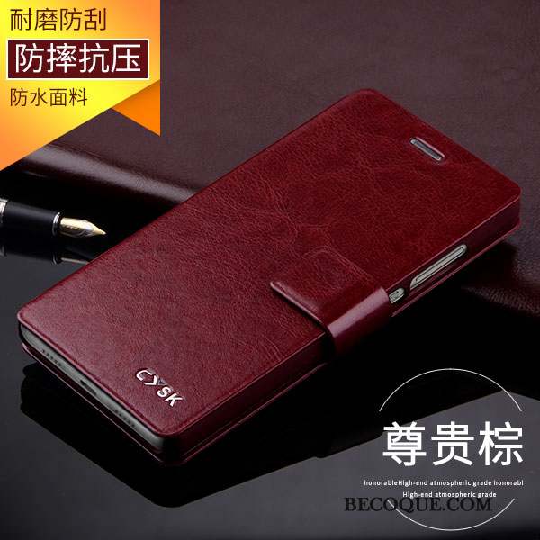 Huawei P8 Lite Étui En Cuir Jeunesse Coque Protection Téléphone Portable Rose