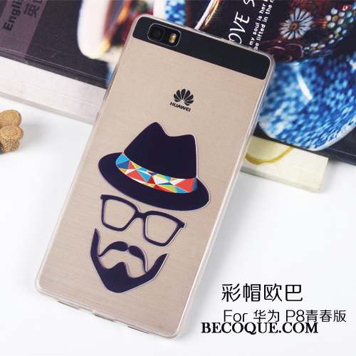 Huawei P8 Lite Étui Protection Gaufrage Coque De Téléphone Téléphone Portable Jeunesse