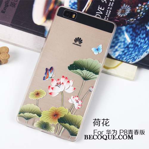 Huawei P8 Lite Étui Protection Gaufrage Coque De Téléphone Téléphone Portable Jeunesse