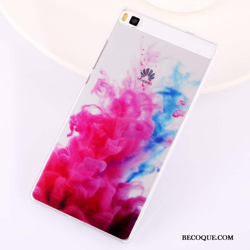 Huawei P8 Peinture Téléphone Portable Difficile Haute Coque Multicolore